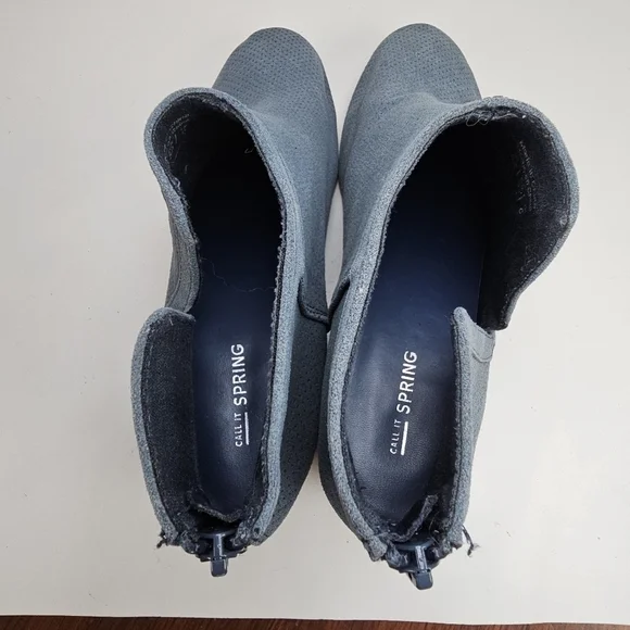 Call It Spring Blue Booties - Picture 11 of 12